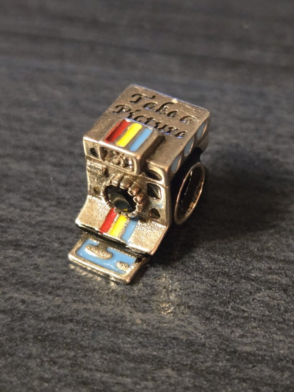 Polaroid Camera Silver Charm for Pandora type Bracelet